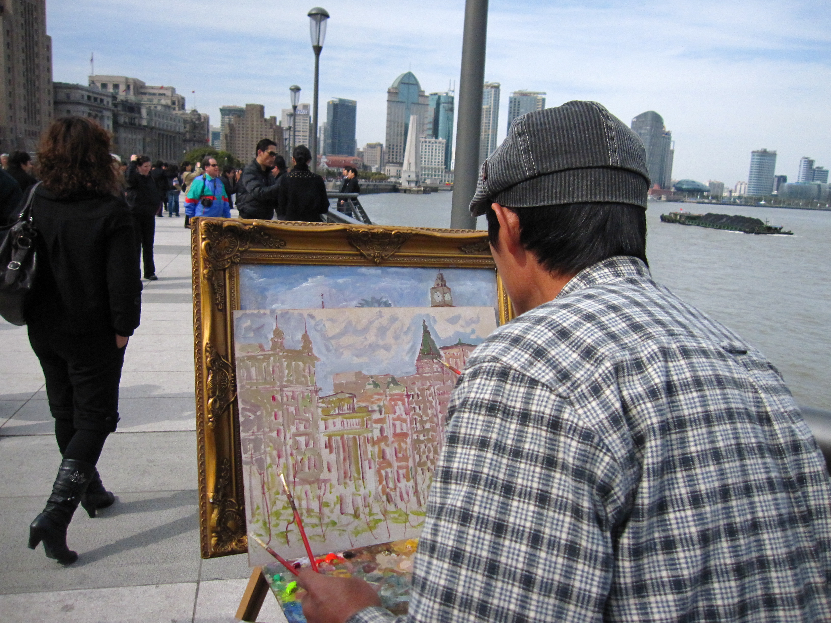 即兴发挥的画家